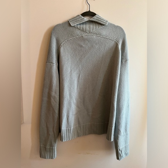 Jil Sander roll-neck loose-fit jumper CASHMERE Sweater Size 40 - Picture 11 of 14